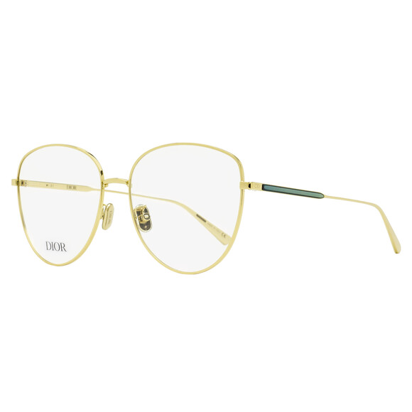 Dior GemDiorO R3U Eyeglasses CD50031U 032 Gold/Aqua 58mm